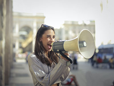 loud speaker communicate your brand
